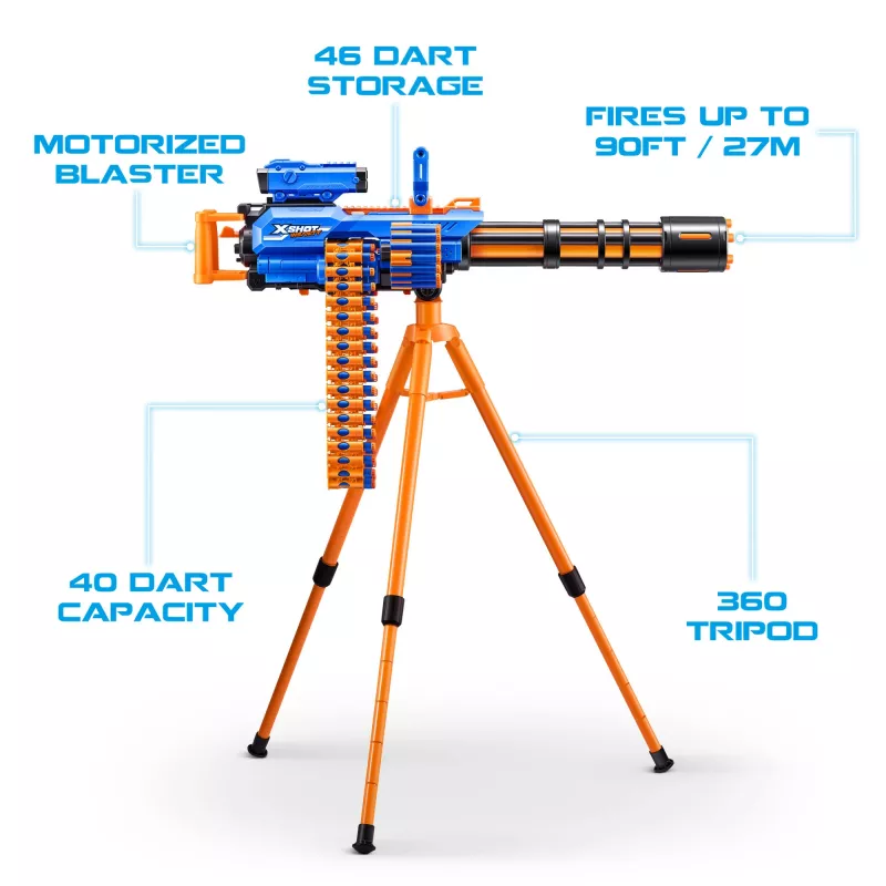 XSHOT Insanity Motorized Rage Fire (72 strzałki) ZURU