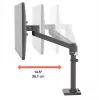 ERGOTRON NX Monitor Arm - matowa czerń