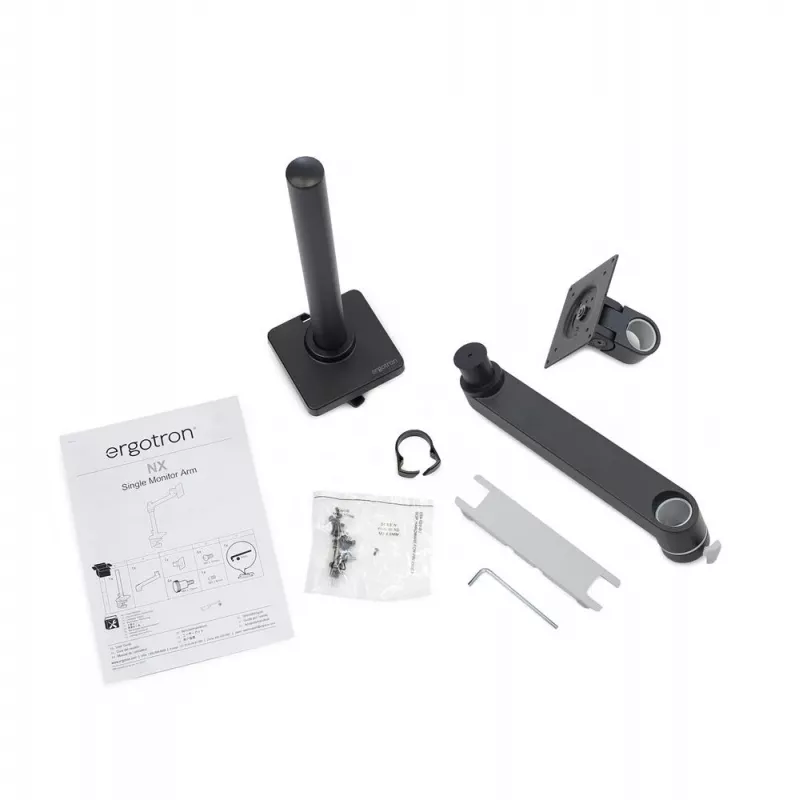 ERGOTRON NX Monitor Arm - matowa czerń