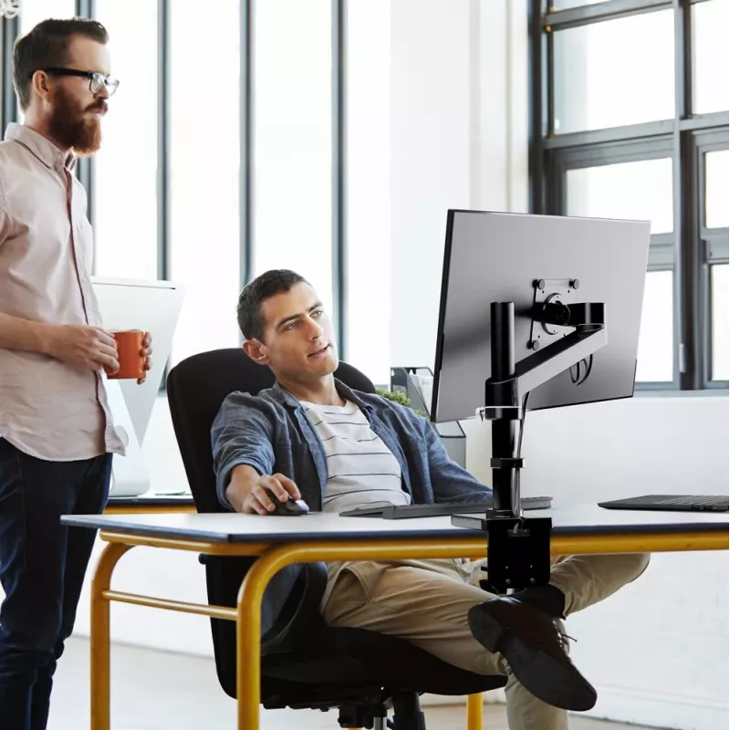 ERGOTRON NX Monitor Arm - matowa czerń