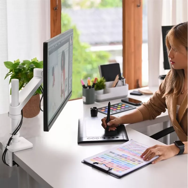 ERGOTRON NX Monitor Arm - biały