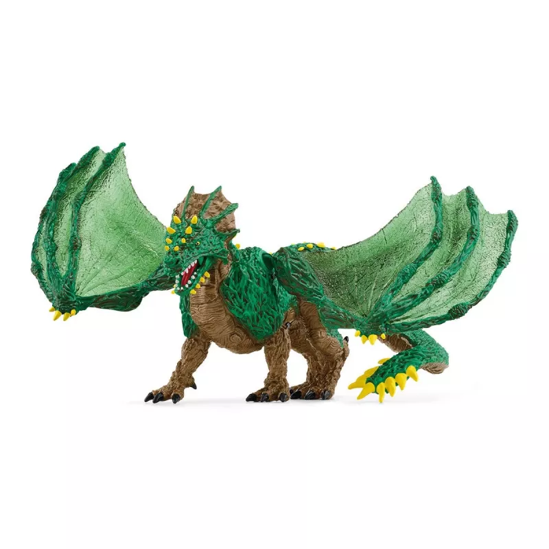 Zabawka Schleich ELDRADOR CREATURES Smok Dżungli 70791S Brązowy Zielony Żółty