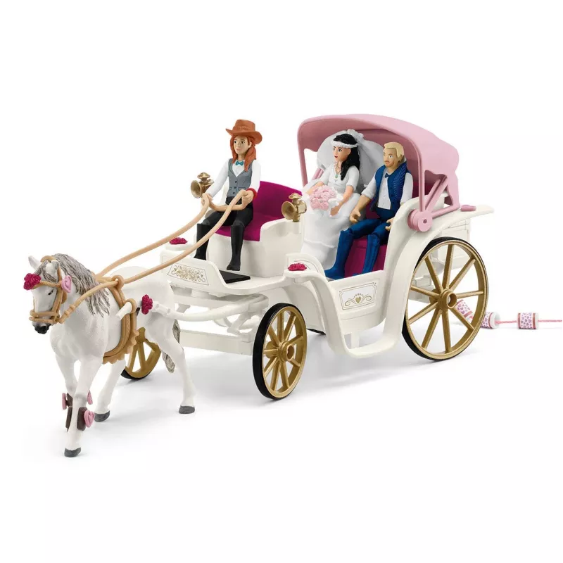 Kareta ślubna Schleich HORSE CLUB 42641S Wielokolorowa