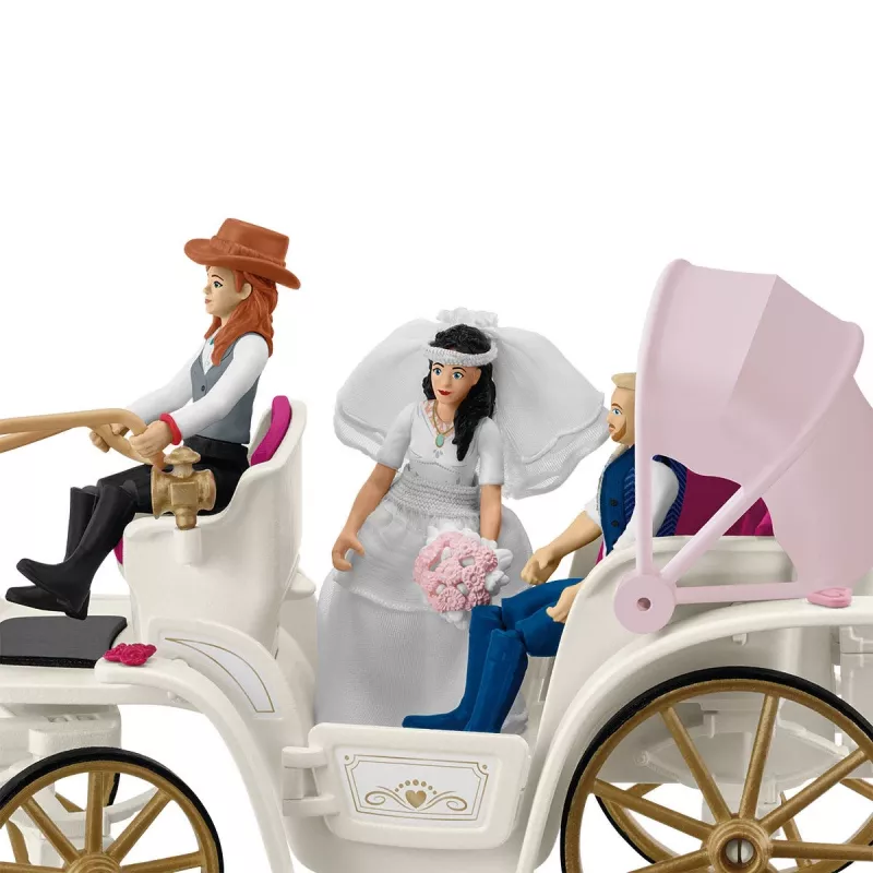 Kareta ślubna Schleich HORSE CLUB 42641S Wielokolorowa