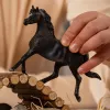 schleich HORSE CLUB Ogier Arabski, 5 lat, Konie, Czarny, Szary, Biały, Plastik