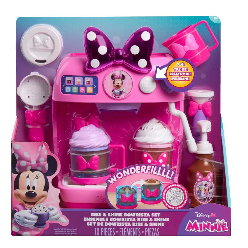 Just Play Disney Minnie mysz Rise & Shine, 3 lata, Dźwiękowa, AAA, Baterie w zestawie