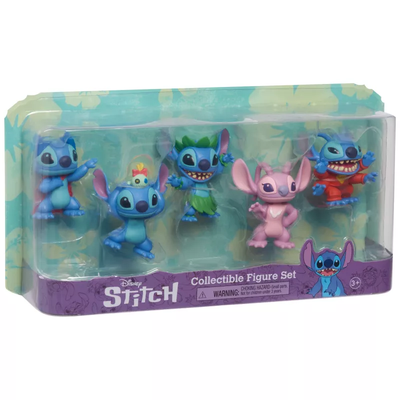 Zestaw figurek kolekcjonerskich Just Play Stitch 5-pack