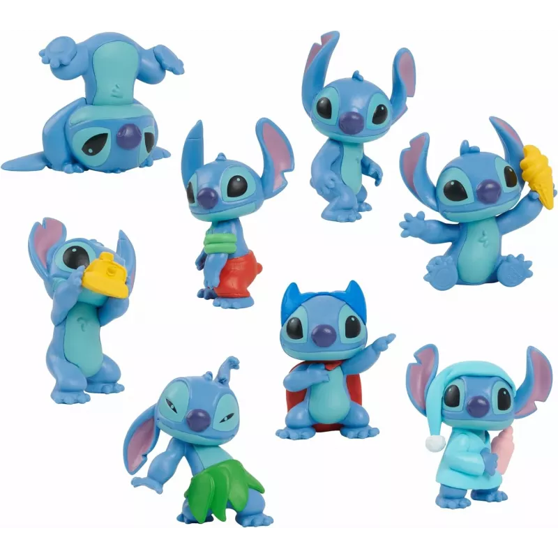 Figure Usorteret Just Play Stitch PVC kolekcjonerska, wielokolorowa, odpowiednia od 3 lat