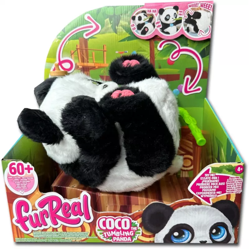 Just Play FurReal - Coco De Rollende Panda, Chłopiec/Dziewczynka, 4 lat(a), Dźwiękowa