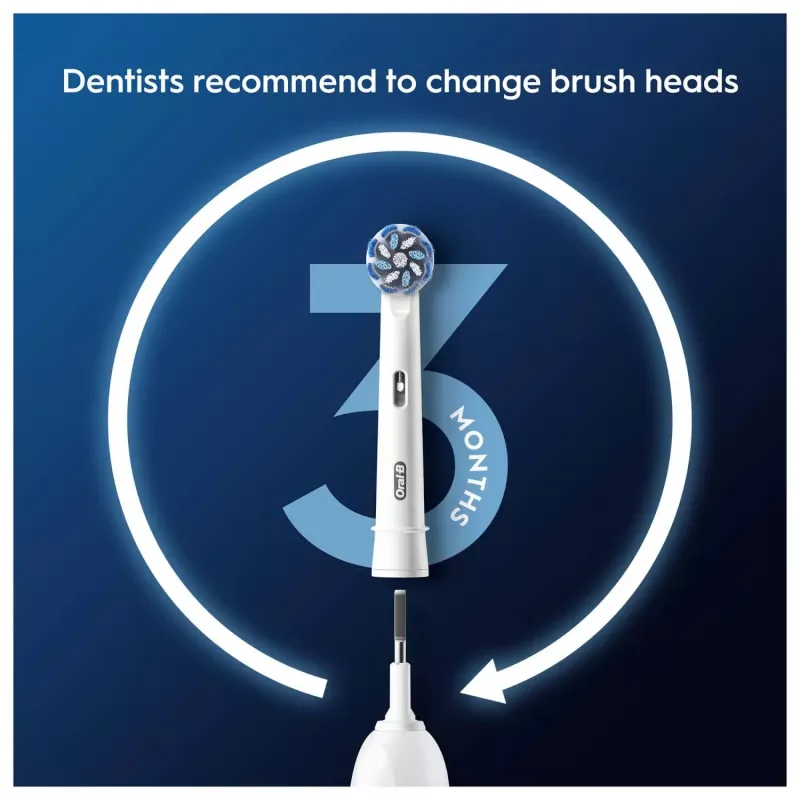 Główki szczoteczki do zębów Oral-B Sensitive Clean 12 szt. Biały