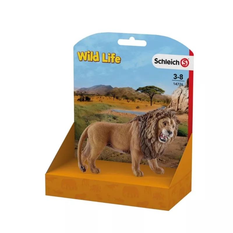 Schleich WILD LIFE Lew ryczący Wielokolorowy Plastik 3+ lata