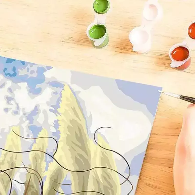 Zestaw do malowania Ravensburger CreArt — „Trawa na wietrze” (model 23611) od Ravensburger