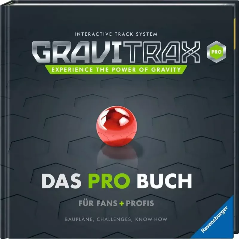 Ravensburger GraviTrax Pro Książka w twardej oprawie — Przewodnik dla fanów i profesjonalistów (48973)
