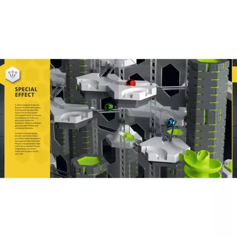 Ravensburger GraviTrax Pro Książka w twardej oprawie — Przewodnik dla fanów i profesjonalistów (48973)