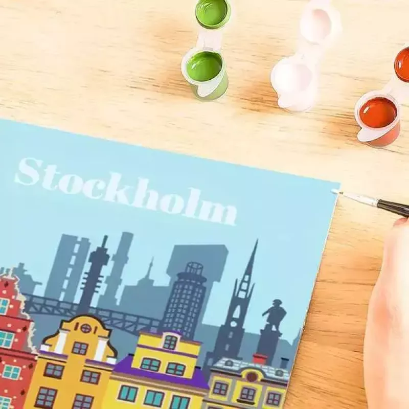 Zestaw do malowania Ravensburger CreArt Colorful Stockholm, model 23520
