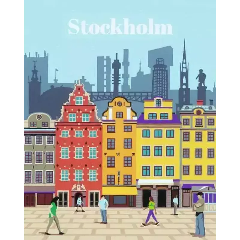 Zestaw do malowania Ravensburger CreArt Colorful Stockholm, model 23520
