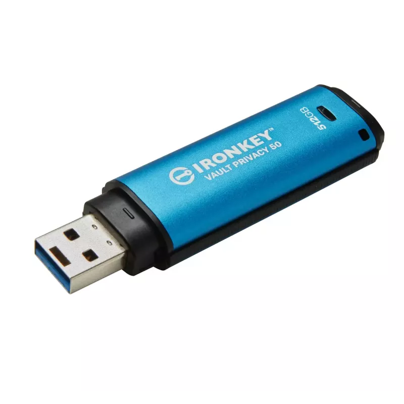 Pendrive USB Kingston Technology 512 GB IronKey Vault Privacy 50 AES-256