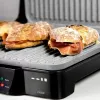 Grill kontaktowy CECOTEC Rock'nGrill 2000 — 2000 W, prostokątny, czarny/stal nierdzewna, regulowany termostat, 340×330×130 mm