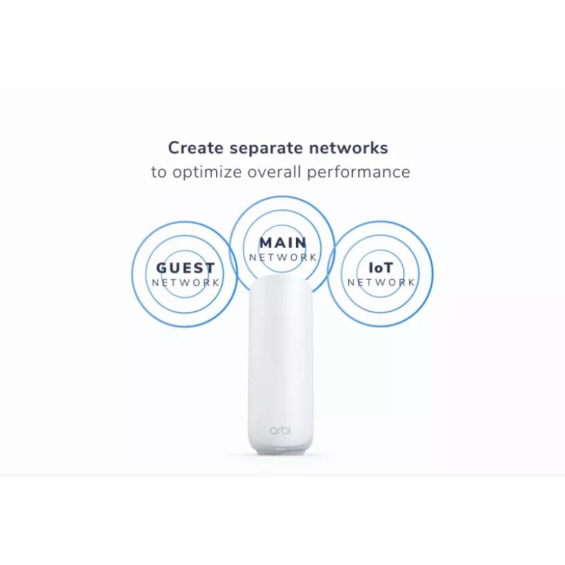 NETGEAR Orbi 370 Dwupasmowy (2,4 GHz / 5 GHz) Wi-Fi 7 (802.11be) Biały 2 Wewnętrzna