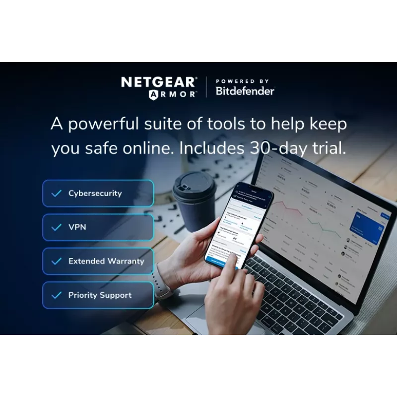 NETGEAR Orbi 370 Dwupasmowy (2,4 GHz / 5 GHz) Wi-Fi 7 (802.11be) Biały 2 Wewnętrzna