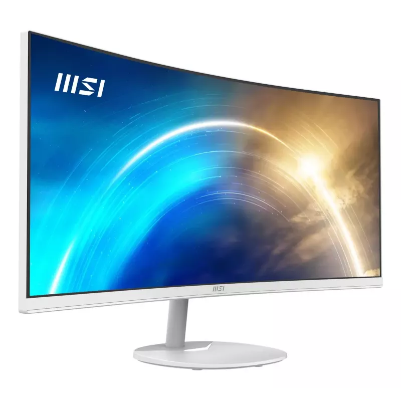 Monitor komputerowy MSI Pro MP341CQWDE 86,4 cm (34 cale) 3440 x 1440 pikseli UltraWide Quad HD Biały
