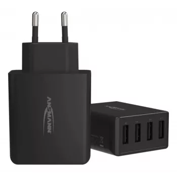 ANSMANN Ładowarka ścienna USB 4 porty