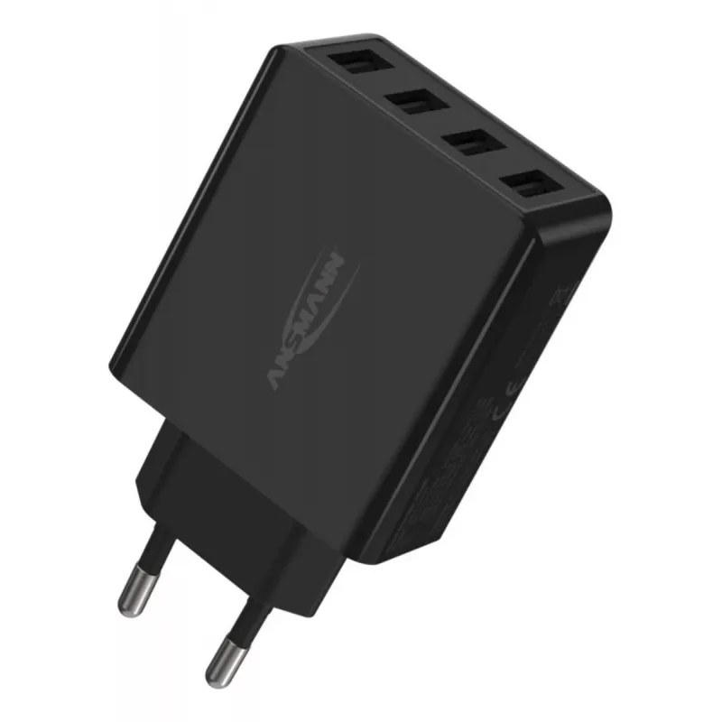 ANSMANN Ładowarka ścienna USB 4 porty