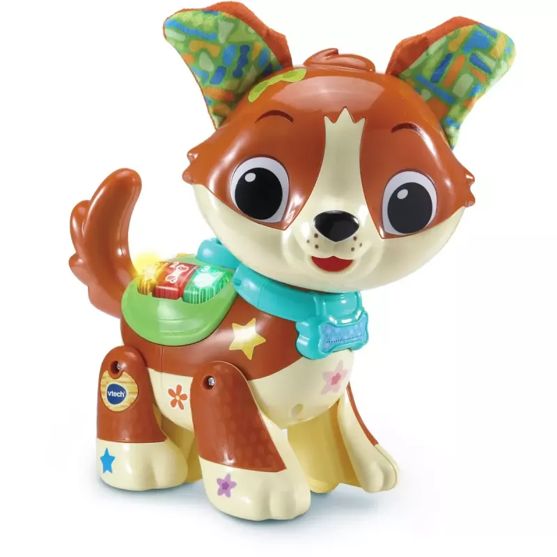 Figurka zabawkowa VTech Run With Me Puppy 80-552564 interaktywna zabawka edukacyjna z dźwiękami i ruchem