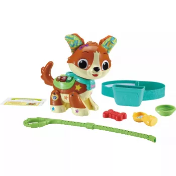 Figurka zabawkowa VTech Run With Me Puppy 80-552564 interaktywna zabawka edukacyjna z dźwiękami i ruchem