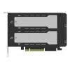 Icy Dock ExpressSlot Elite karta interfejsu MB842MP-B — adapter PCIe hot-swap na zatoki 2,5 cala, czarny/srebrny