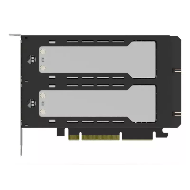 Icy Dock ExpressSlot Elite karta interfejsu MB842MP-B — adapter PCIe hot-swap na zatoki 2,5 cala, czarny/srebrny
