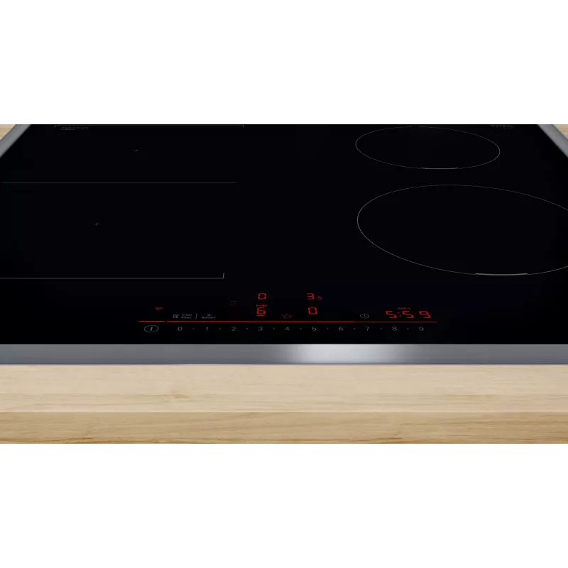 Płyta indukcyjna Bosch Serie 6 PVS645HB1E, czarna, do zabudowy, 60 cm, strefowa, 4 strefy
