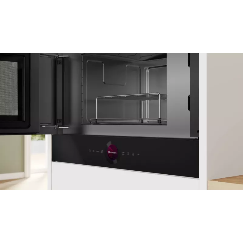 Kuchenka mikrofalowa Bosch Serie 8 BEL7321B1 Czarny Kuchenka mikrofalowa kombinowana Wolnostojąca 21 L 900 W