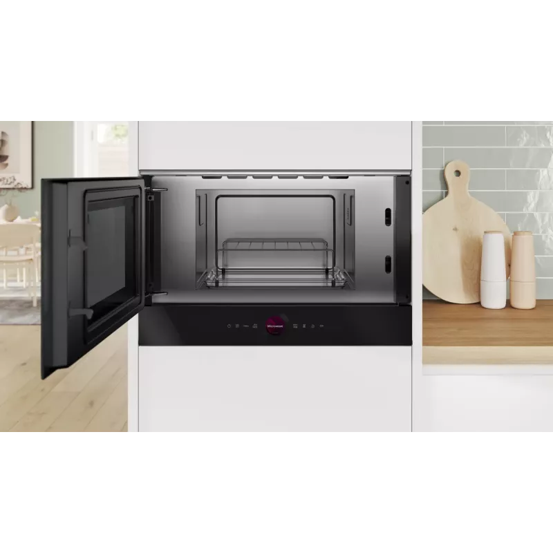 Kuchenka mikrofalowa Bosch Serie 8 BEL7321B1 Czarny Kuchenka mikrofalowa kombinowana Wolnostojąca 21 L 900 W