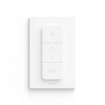Philips Dimmer Switch (najnowszy model), Ściemniacz i przełącznik, IEEE 802.15.4, IP20, Zewnętrzny, Przyciski, Biały