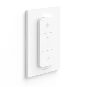 Philips Dimmer Switch (najnowszy model), Ściemniacz i przełącznik, IEEE 802.15.4, IP20, Zewnętrzny, Przyciski, Biały