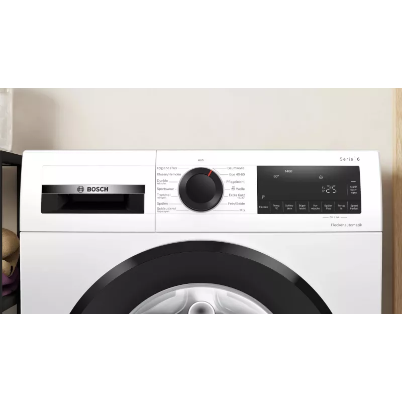 Pralka Bosch Serie 6 WGG234070 Ładowanie od przodu 8 kg 1400 Obr./min Biała