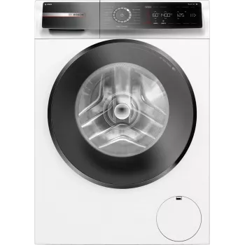 Bosch Serie 8 WGB244A40 pralka ładowana od frontu, 9 kg, 1400 obr./min, i-Dos, biało-czarna