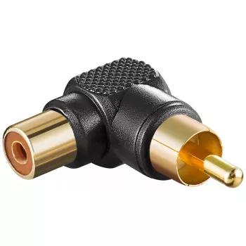 Adapter RCA 90° Goobay 11685