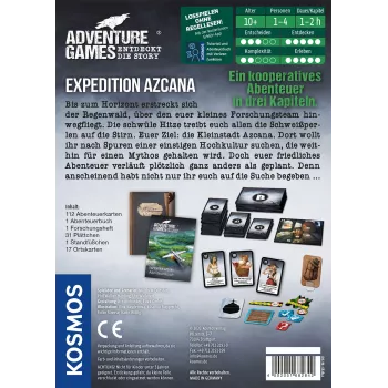 Kosmos Adventure Games - Expedition Azcana Gra planszowa Podróże/przygoda