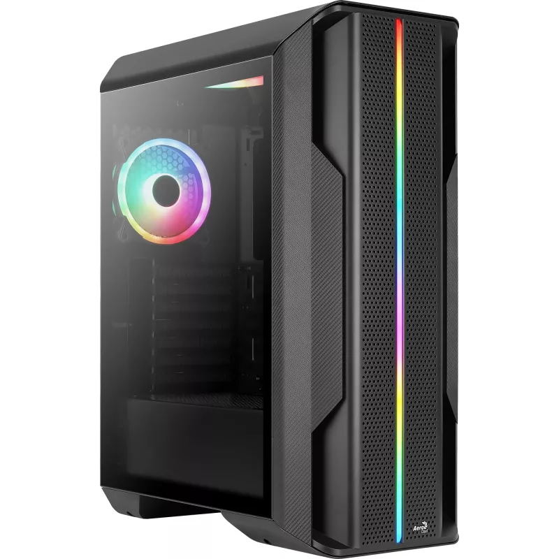 Aerocool SPLINTER DUO ATX Gaming Case 3x ARGB 12cm Fans + Front Mesh
