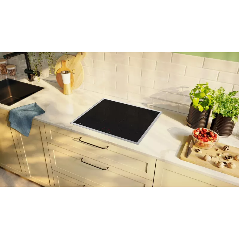 Neff T56SBF1L0 płyta indukcyjna Czarny Do zabudowy 60 cm Strefowa płyta indukcyjna 4 strefy