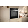 Neff N 70 B24CR31N0 piekarnik 71 L Czarny, Stal nierdzewna