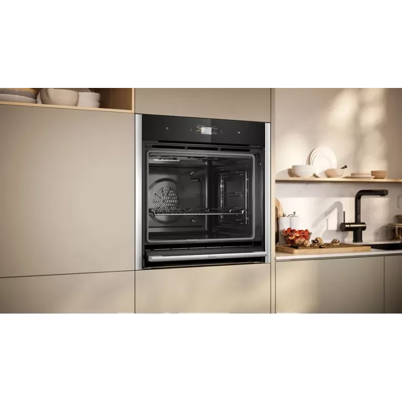 Piekarnik Neff B64CS71N0 71 L Czarny, Stal nierdzewna
