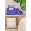 Pojemnik do przechowywania Room Copenhagen LEGO Storage Brick 4 Top Lid Glitter — fioletowy/przezroczysty