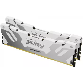 Kingston Technology FURY 32GB 8000MT/s DDR5 CL38 DIMM (zestaw 2 szt.) Renegade biały XMP