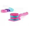 Kinetic Sand Shimmer, zestaw Unicorn Bake Shoppe, 16 uncji (mieniący się turkus i różowy neon), 8 jednorożcowych narzędzi, zabawki sensoryczne dla dzieci od 3 lat