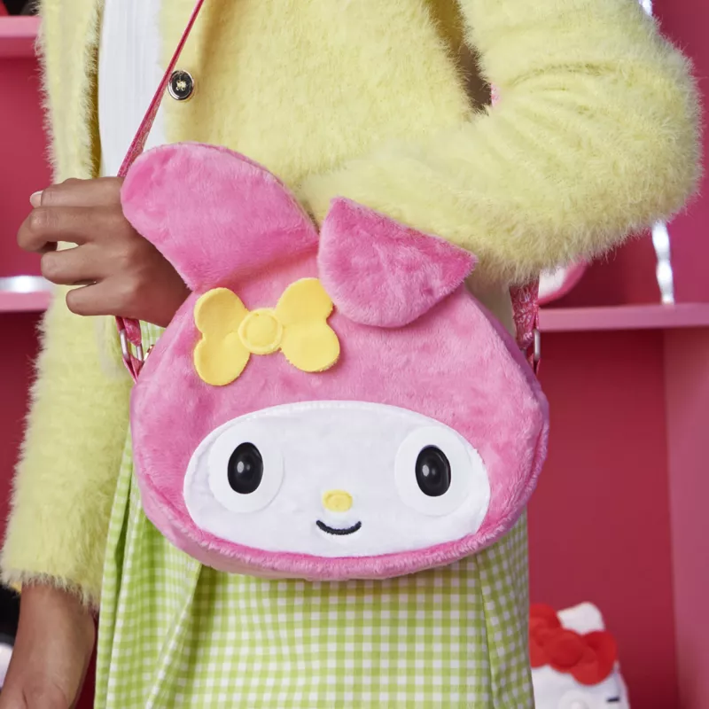 Purse Pets, Sanrio Hello Kitty and Friends, My Melody Interaktywna Zabawka-Zwierzątko i Torebka z ponad 30 dźwiękami i reakcjami, Zabawki dla dziewczynek