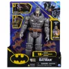 DC Comics , Battle Strike Batman 12-calowa figurka akcji, 5 akcesoriów, 20+ dźwięków, kolekcjonerskie zabawki dla dzieci dla chłopców i dziewczynek od 3 lat