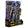 DC Comics , Battle Strike Batman 12-calowa figurka akcji, 5 akcesoriów, 20+ dźwięków, kolekcjonerskie zabawki dla dzieci dla chłopców i dziewczynek od 3 lat